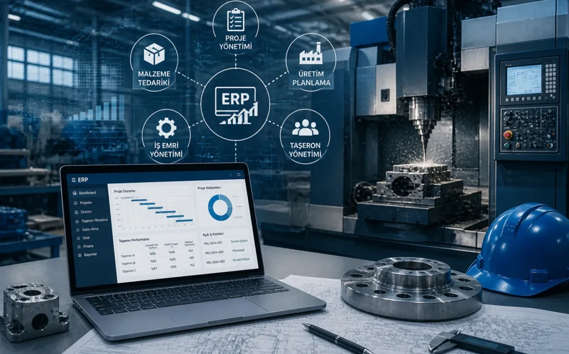 Makine imalatında erp kullanımı